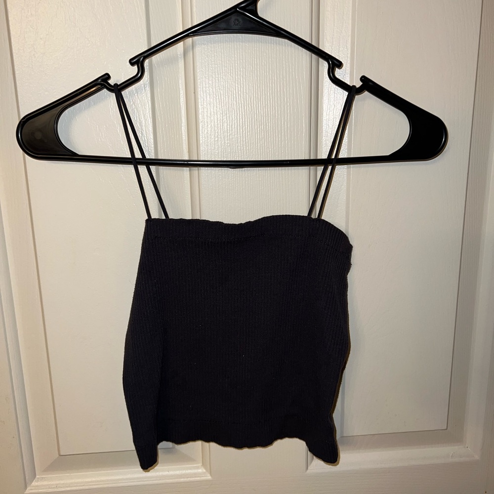 Spaghetti strap crop top